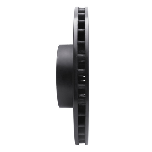 R1 10-12 Land Rover Range Rover Front Right Drilled & Slotted Black Brake Rotor