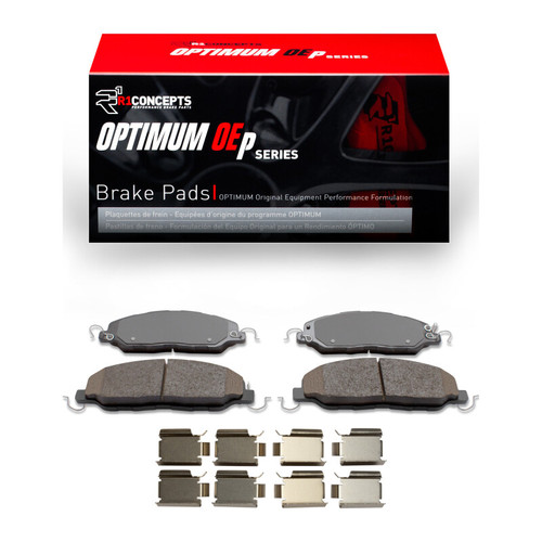 R1 05-14 Ford Mustang Front Optimum OE Brake Pads & Hardware Kit
