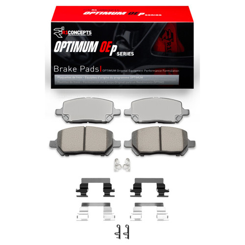 R1 03-10 Chevrolet Cobalt Front Optimum OE Brake Pads & Hardware Kit