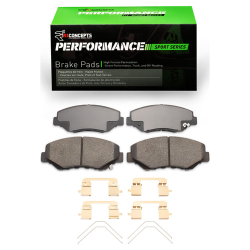 R1 05-16 Acura ILX Front Performance Sport Brake Pads & Hardware Kit
