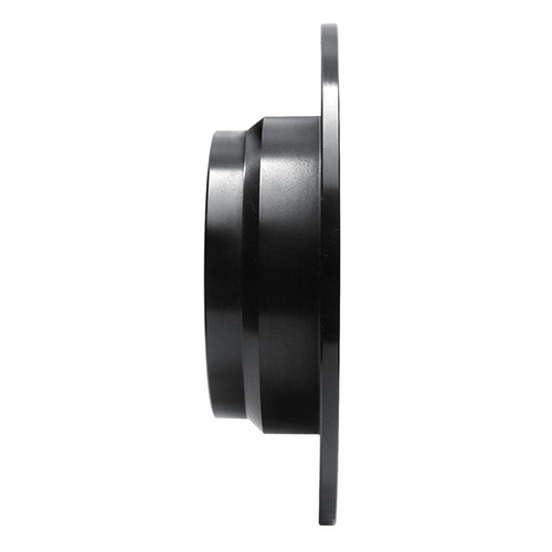 R1 96-04 Volvo C70 Rear Right Drilled & Slotted Black Brake Rotor