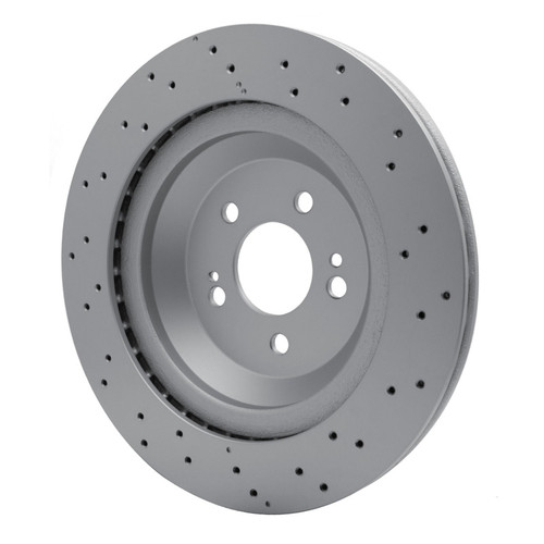 R1 2014-2021 Mercedes-Benz S560 Rear GeoSPEC Coated Rotor - Drilled