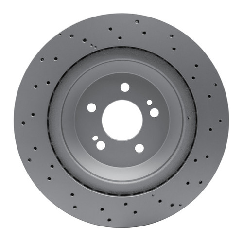 R1 2014-2021 Mercedes-Benz S560 Rear GeoSPEC Coated Rotor - Drilled