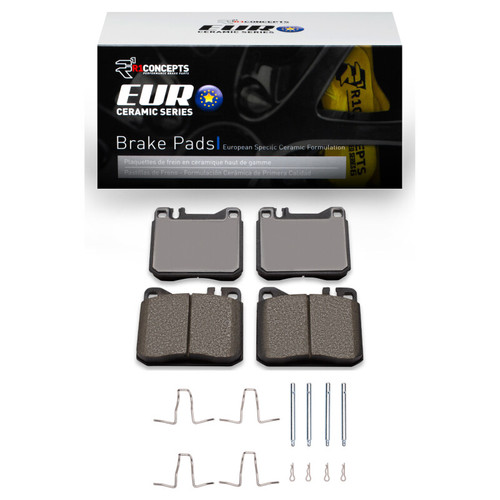 R1 79-85 Mercedes-Benz 240D Front Euro Ceramic Pads & Hardware Kit