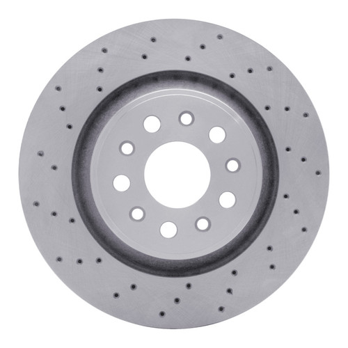 R1 2017-2024 Maserati LeVante Rear Brake Rotor - Drilled