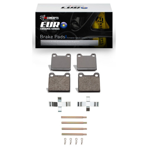 R1 67-91 Mercedes-Benz 300SDL Rear Euro Ceramic Pads & Hardware Kit