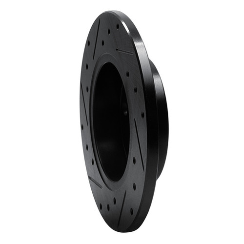 R1 81-87 Renault ALLIANCE Front Right Drilled & Slotted Black Brake Rotor