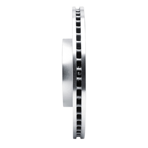 R1 2019-2025 Mazda 3 Front Left Drilled & Slotted Silver Brake Rotor