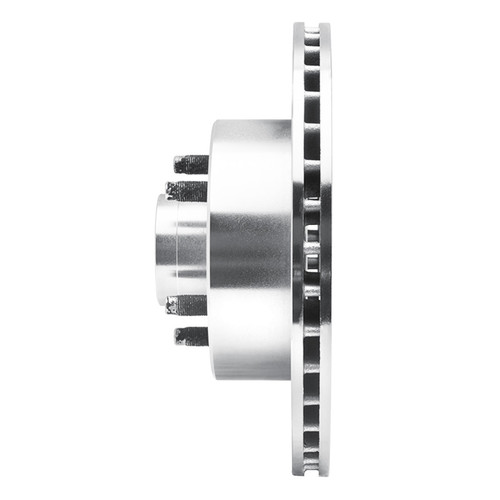 R1 1974-1980 Ford Granada Front Right Drilled & Slotted Silver Brake Rotor