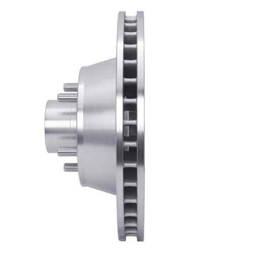 R1 1969-1973 Chrysler New Yorker Front Right Drilled & Slotted Silver Brake Rotor