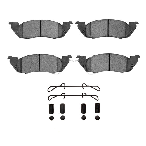 R1 1991-1998 Dodge Dakota RWD Front R1 Semi Met Pads & Hardware Kit