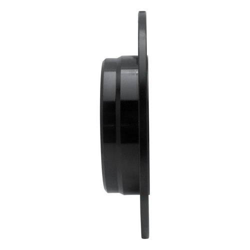 R1 01-03 Hyundai XG350 Front Left Drilled & Slotted Black Brake Rotor