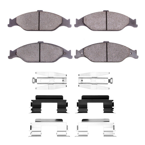 R1 99-04 Ford Mustang Front Ceramic Brake Pads & Hardware Kit