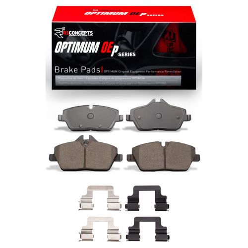 R1 14-19 Mini Cooper (Excl Clubman) Front Optimum OE Pads & Hardware Kit