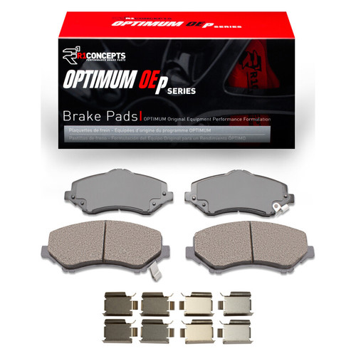 R1 08-12 Chrysler Town & Country Front Optimum OE Pads & Hardware Kit