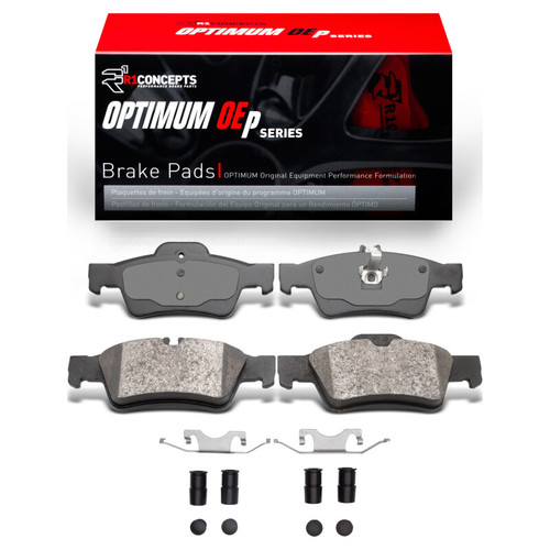 R1 02-17 Mercedes-Benz E300 Rear Optimum OE Pads & Hardware Kit