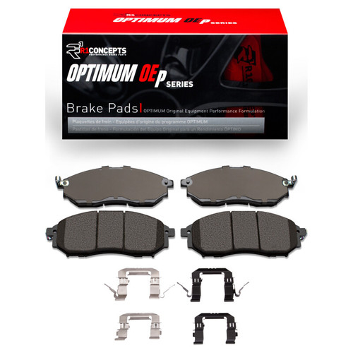 R1 05-13 Infiniti FX45 Front Optimum OE Pads & Hardware Kit
