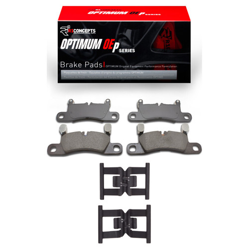 R1 11-18 Porsche Cayenne Rear Optimum OE Pads & Hardware Kit