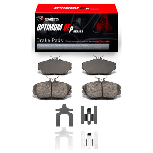 R1 93-00 Ford Taurus (Excl SHO) Front Optimum OE Pads & Hardware Kit