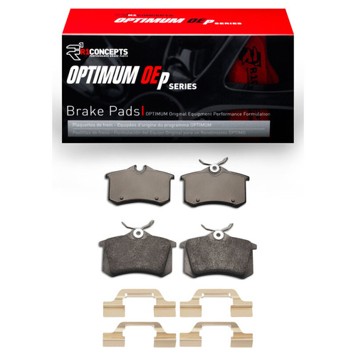 R1 03-06 Volkswagen Golf Rear Optimum OE Pads & Hardware Kit