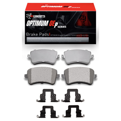 R1 08-17 Audi Q5 (USA/Canada Excl Hybrid) Rear Optimum OE Pads & Hardware Kit