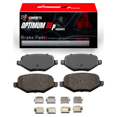 R1 11-19 Ford Edge Rear Optimum OE Pads & Hardware Kit