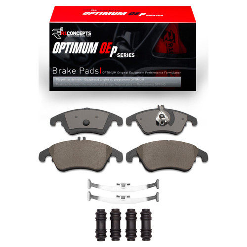 R1 08-17 Mercedes-Benz E350 Front Optimum OE Pads & Hardware Kit
