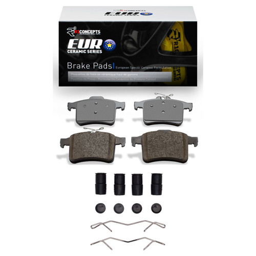 R1 10-15 Jaguar XFR Rear Euro Ceramic Pads & Hardware Kit