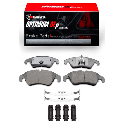 R1 09-17 Audi Q5 (USA/Canada Excl Hybrid) Front Optimum OE Pads & Hardware Kit