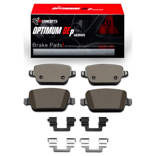 R1 08-12 Land Rover LR2 Rear Optimum OE Pads & Hardware Kit