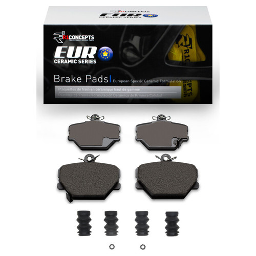R1 05-16 Smart Fortwo Front Euro Ceramic Pads & Hardware Kit