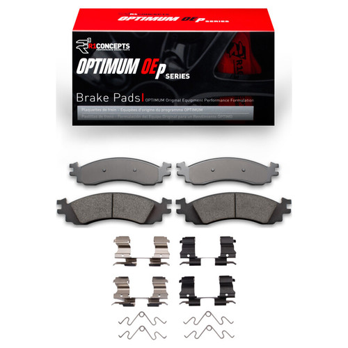 R1 06-10 Ford Explorer Front Optimum OE Pads & Hardware Kit