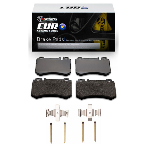 R1 07-13 Mercedes-Benz S600 Rear Euro Ceramic Pads & Hardware Kit