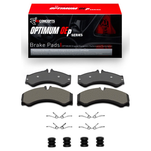 R1 02-06 Dodge Sprinter 3500 Front/Rear Optimum OE Pads & Hardware Kit 2551-1136-01