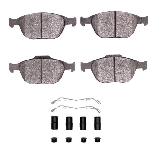 R1 02-13 Ford Focus Front Euro Ceramic Pads & Hardware Kit