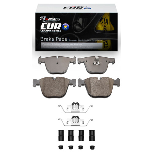 R1 10-19 BMW X6 Rear Euro Ceramic Pads & Hardware Kit