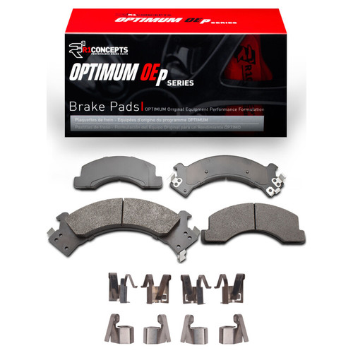 R1 88-97 Chevrolet W3500 Gas Engine Front Optimum OE Pads & Hardware Kit