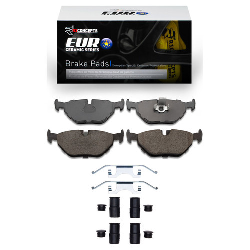 R1 96-03 BMW 528I Rear Euro Ceramic Pads & Hardware Kit