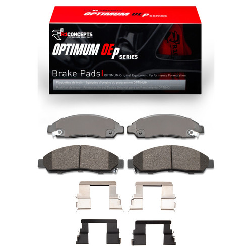R1 04-08 Chevrolet Colorado Front Optimum OE Pads & Hardware Kit