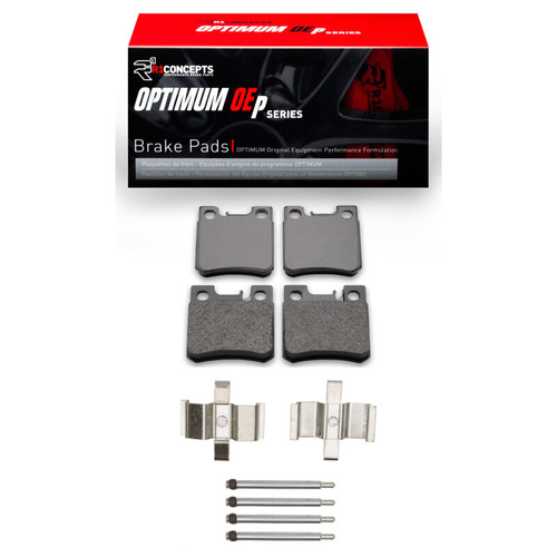 R1 92-95 Mercedes-Benz C36 AMG Rear Optimum OE Pads & Hardware Kit