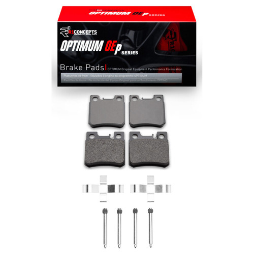 R1 87-00 Mercedes-Benz C280 Rear Optimum OE Pads & Hardware Kit
