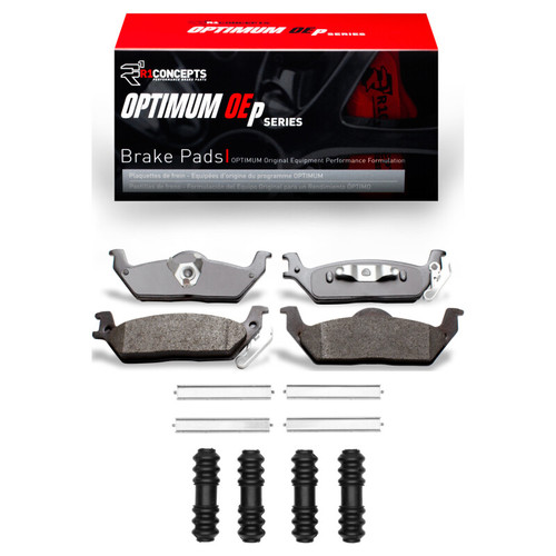 R1 04-09 Ford F-150 RWD Rear Optimum OE Pads & Hardware Kit