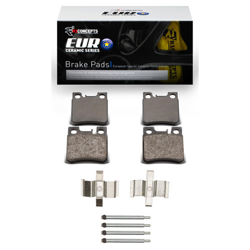 R1 92-95 Mercedes-Benz E420 Rear Euro Ceramic Pads & Hardware Kit