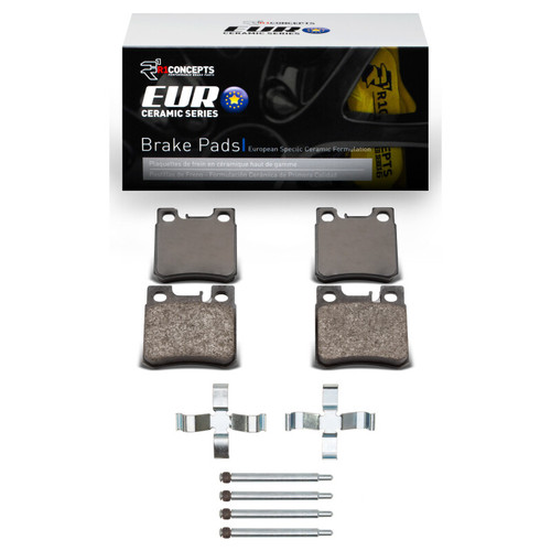 R1 93-95 Mercedes-Benz E320 Rear Euro Ceramic Pads & Hardware Kit