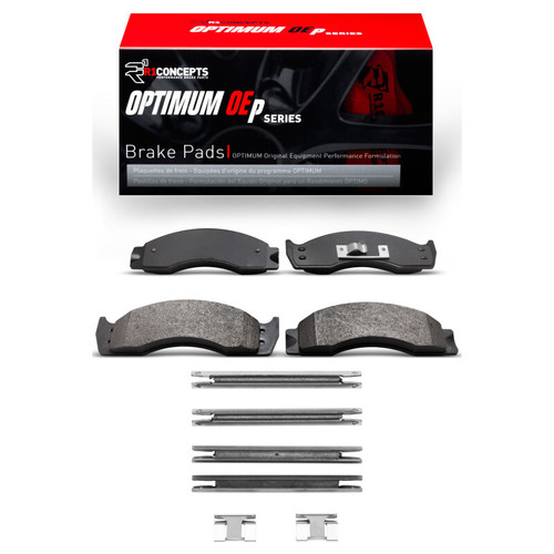 R1 88-07 Ford E-Super Duty Front/Rear Optimum OE Pads & Hardware Kit