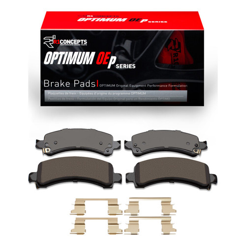 R1 02-14 Cadillac Escalade EXT Rear Optimum OE Pads & Hardware Kit