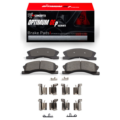 R1 99-04 Jeep Grand Cherokee Front Optimum OE Pads & Hardware Kit