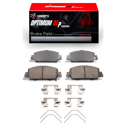 R1 14-17 Honda Accord Sedan Front Optimum OE Pads & Hardware Kit