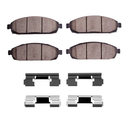R1 2005-2010 Jeep Commander Front R1 Ceramic Pads & Hardware Kit