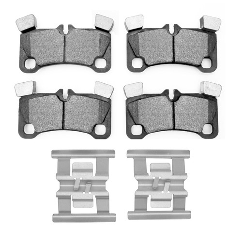 R1 08-10 Porsche Cayenne Rear Semi Met Pads & Hardware Kit